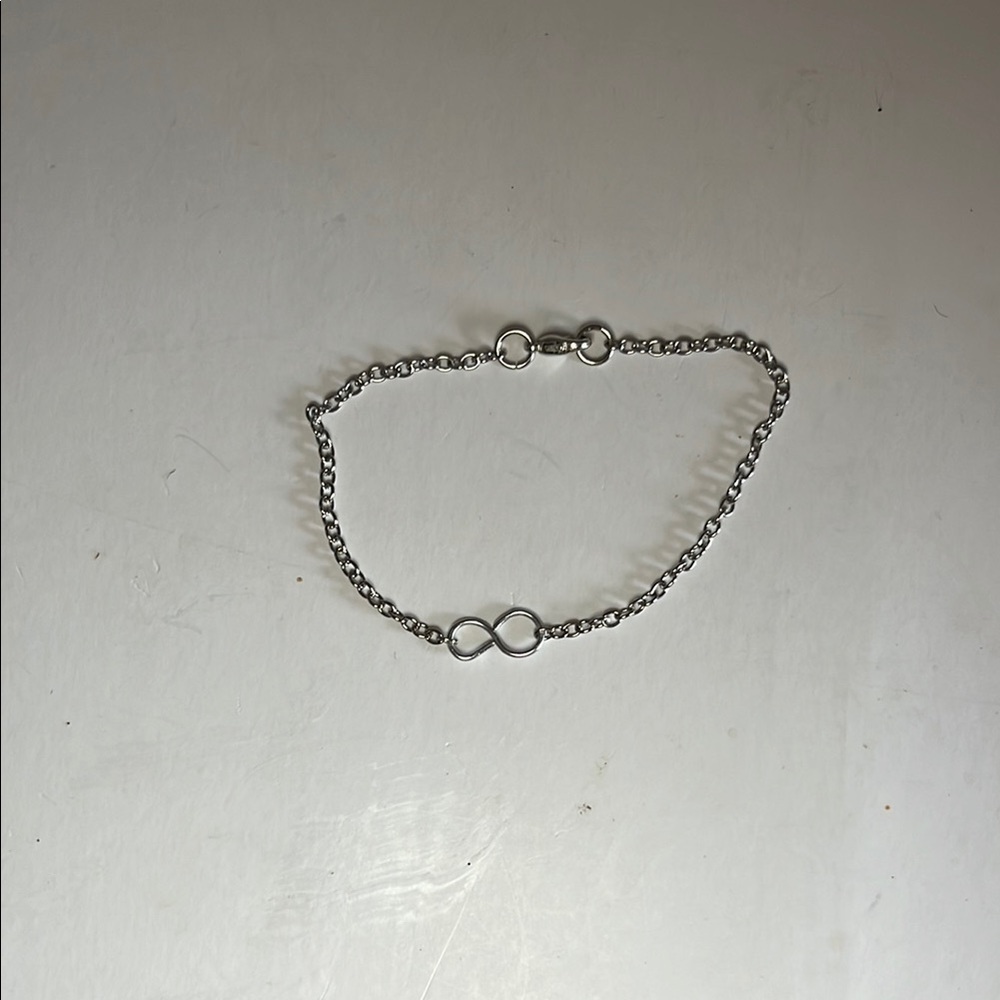 Timeless Silver Infinity Chain Bracelet - Picture 4 of 5